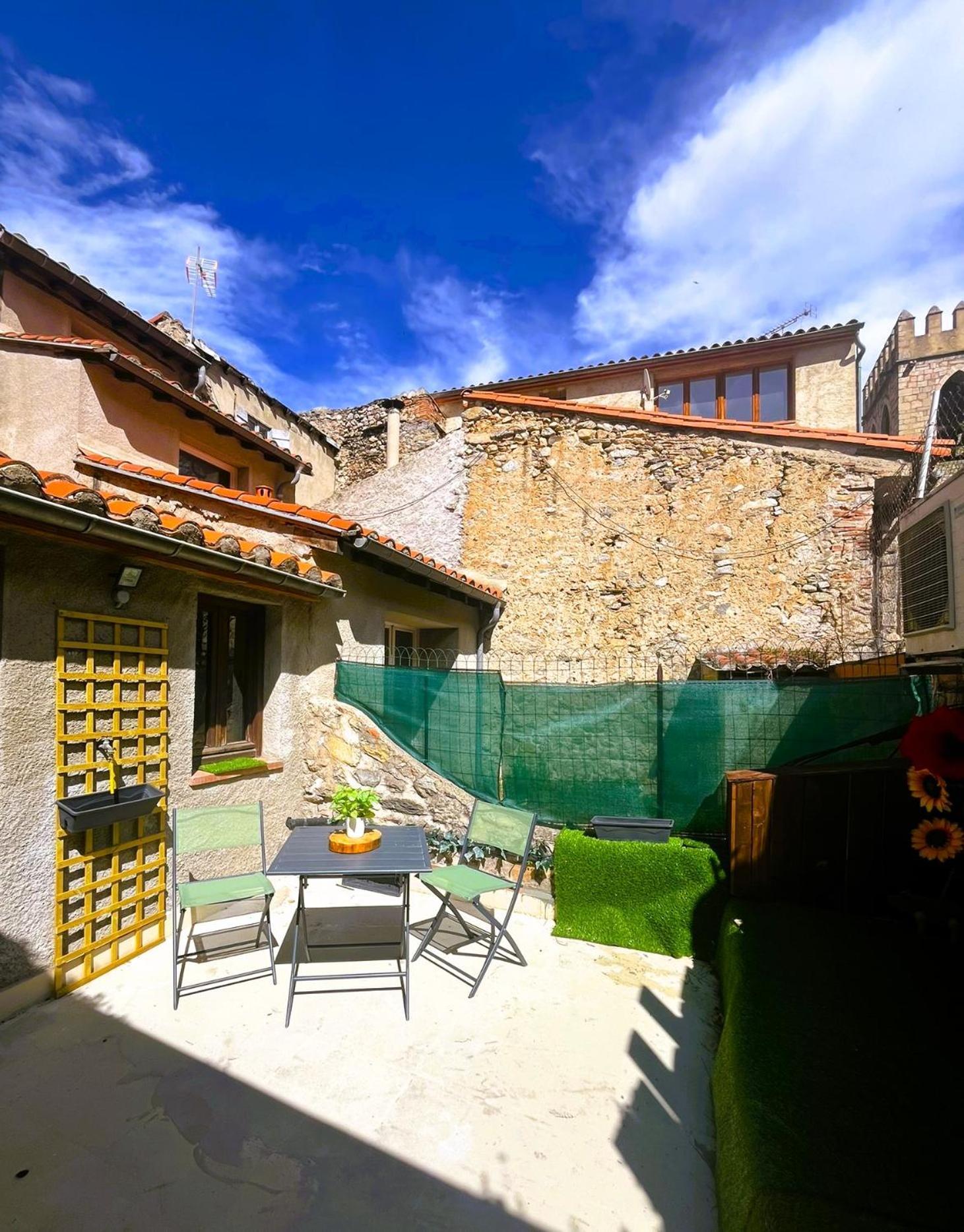 Ferienwohnung Au Pied Des Remparts 10 Rue Saint Jean Villefranche-de-Conflent Exterior foto
